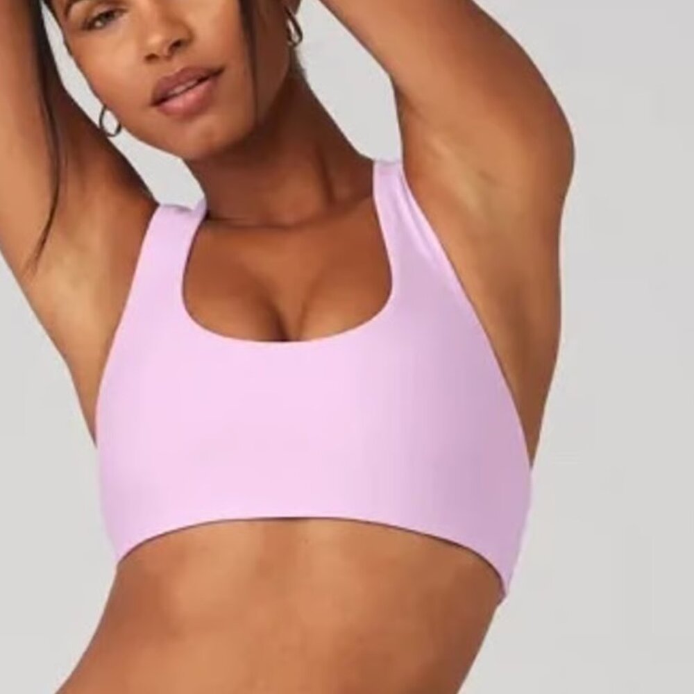 ALO Yoga Airlift Advantage Racerback Bra - LIMITED EDITION Sugarplum